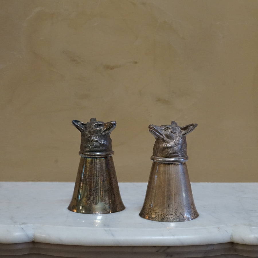 Pair of Vintage Leonard Stirrup Hunt Cup