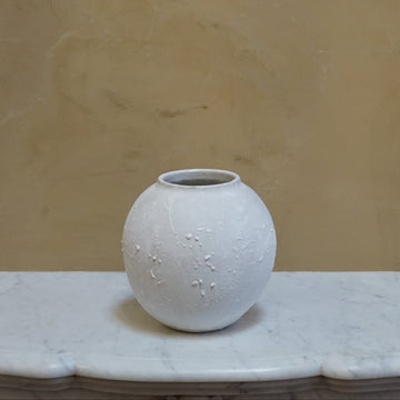 White Clay Vase
