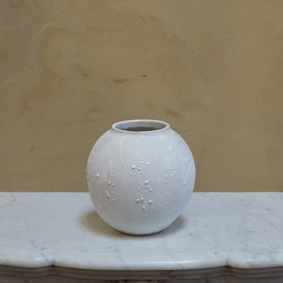 White Clay Vase