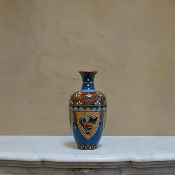 Hand Painted Cloisonne Vase