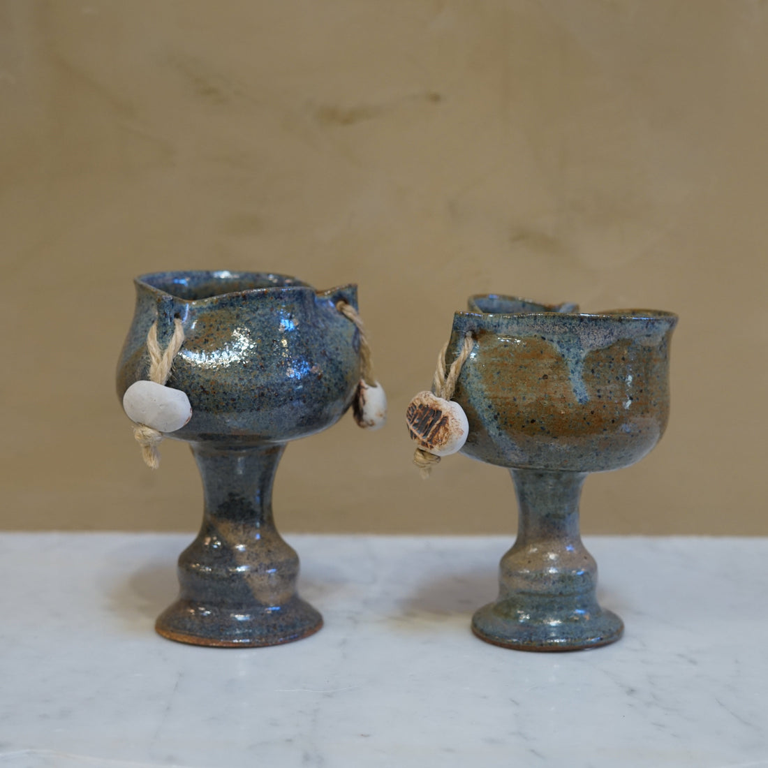 Vintage Ceramic Chinese Goblets (set of four)