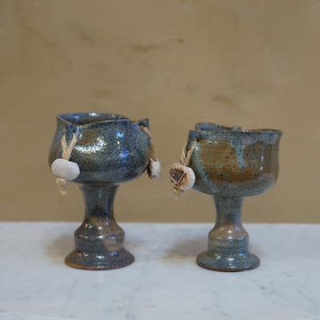 Vintage Ceramic Chinese Goblets (set of four)