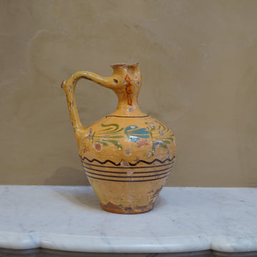 31. Hand Painted Antique Hungarian Pitcher