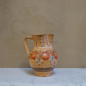 38. Hand Painted Antique Hungarian Pitcher