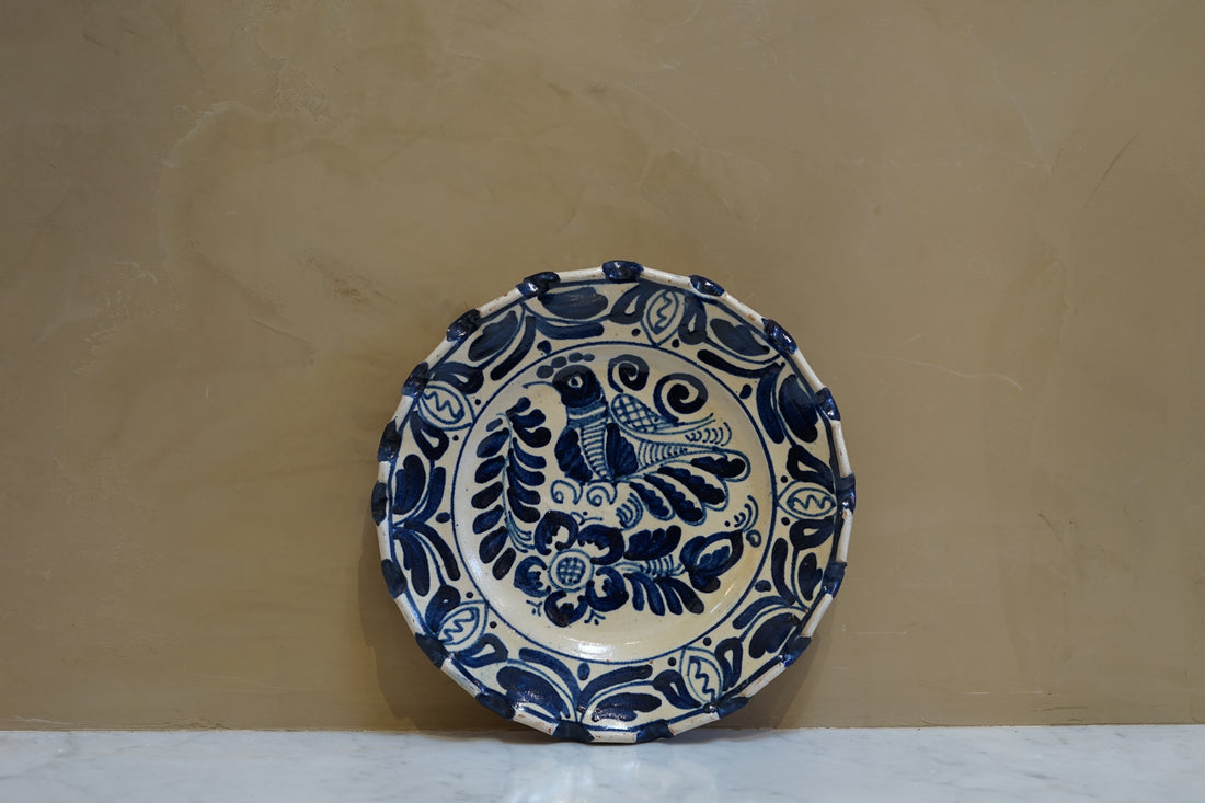 Vintage Hand Painted Wall Plate