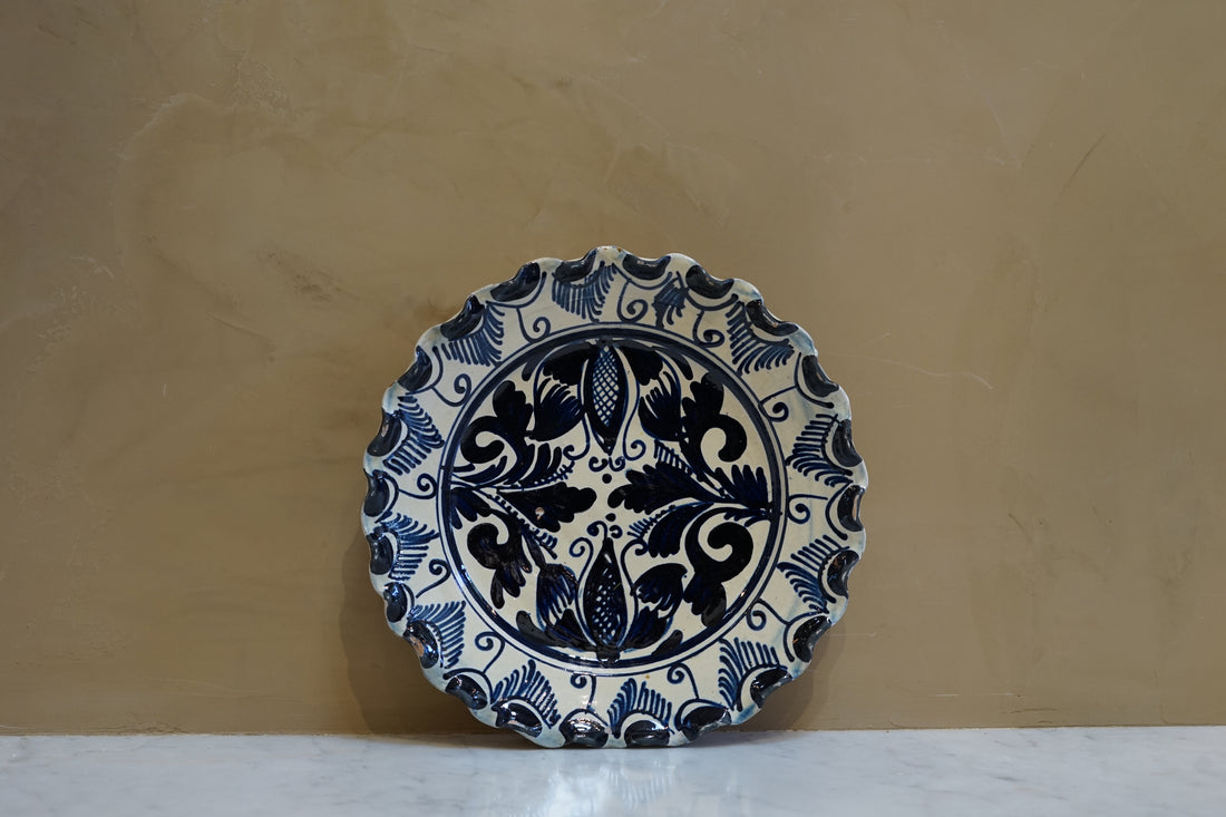 Vintage Hand Painted Wall Plate II