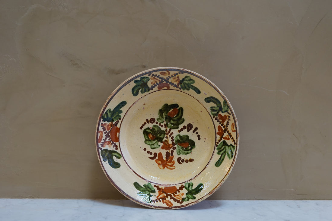 Hand Painted Antique Bowl III