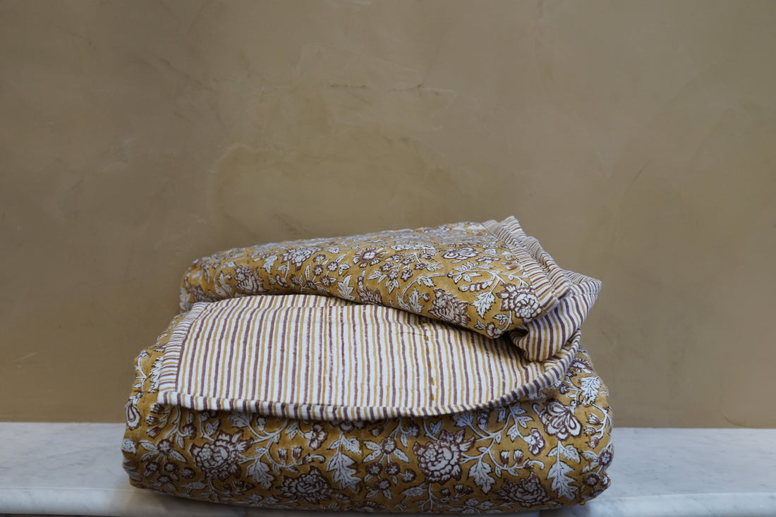 Block Printed Quilt