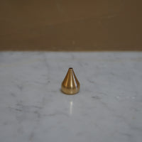 Tall Waterdrop Brass Incense Holder
