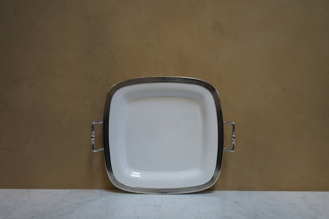 Tuscan Square Platter with Handles