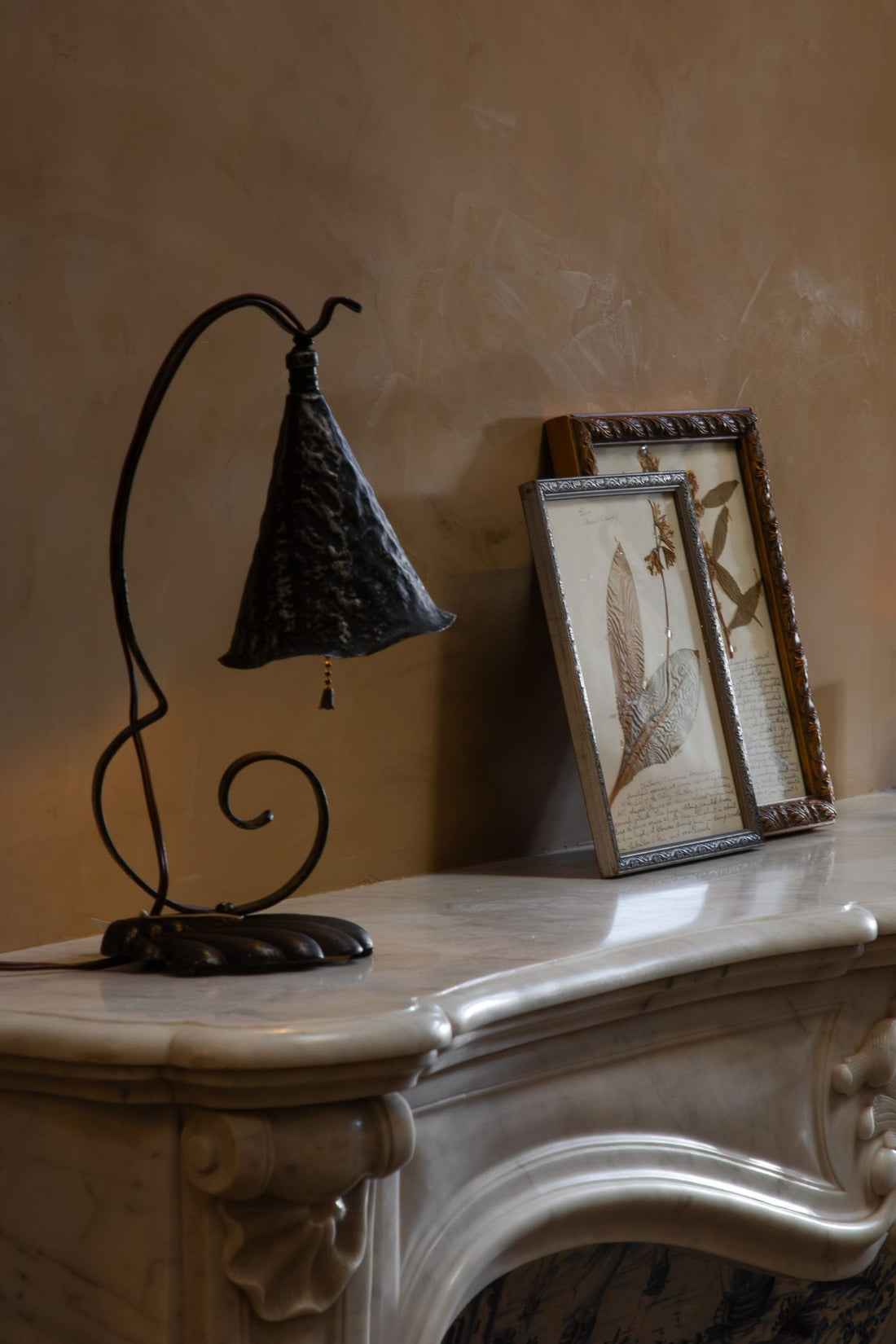 Vintage Iron Table Lamps - Pair