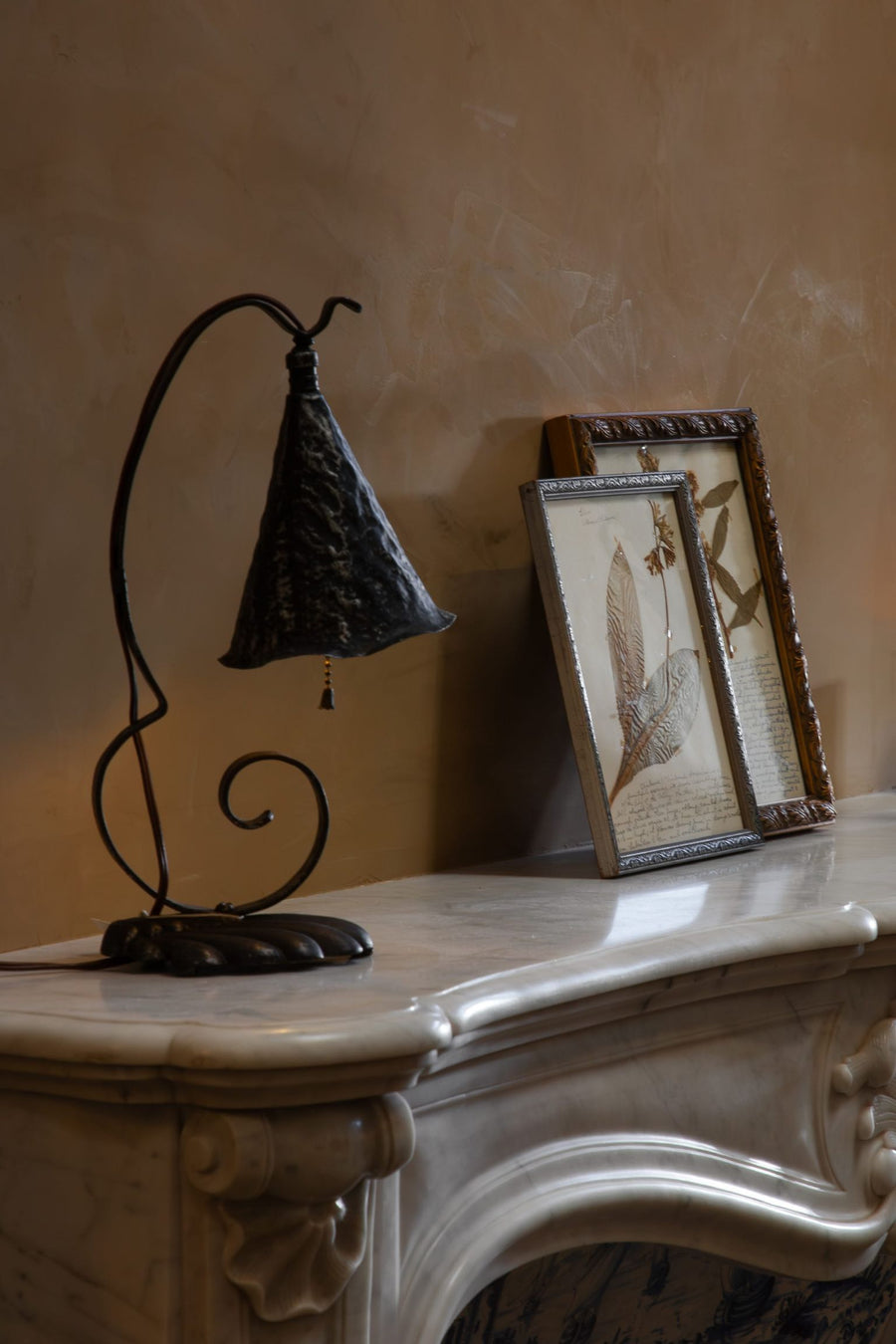 Vintage Iron Table Lamps - Pair