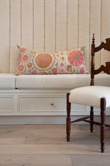 Vintage Suzani Bolster Pillow