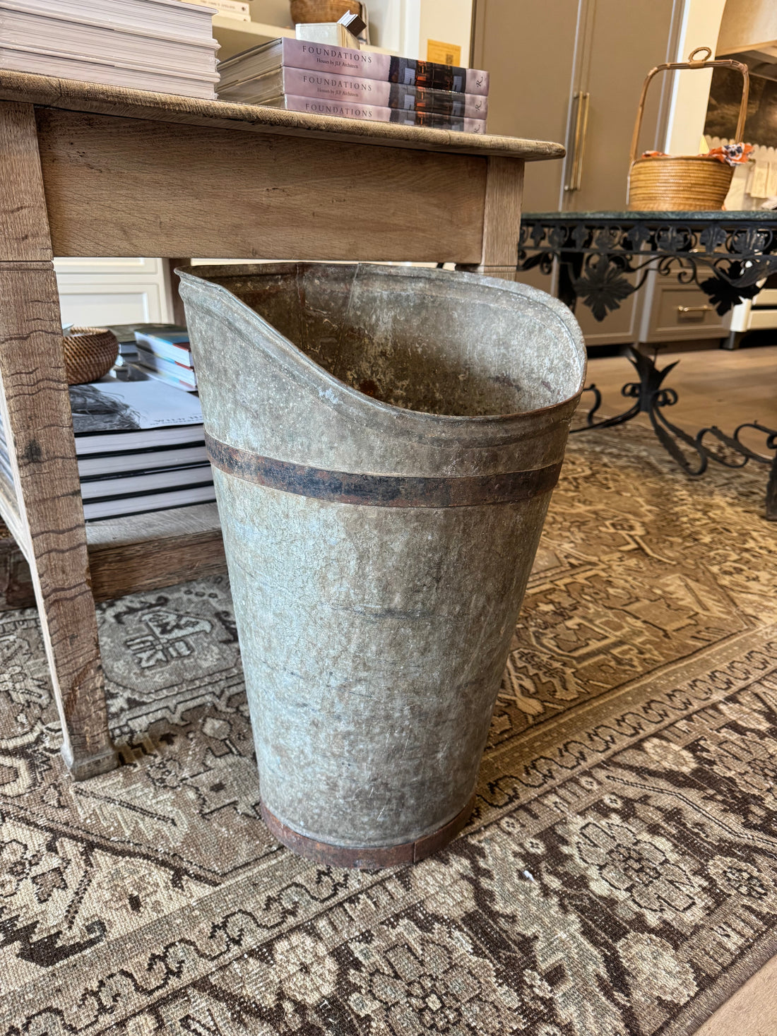 Zinc Cargo Bucket