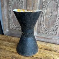 Wrought Iron Hour Glass Sconce