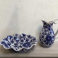 Hand Painted & Scalloped Talavera Bowl
