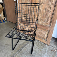 Outdoor Black Metal Chair - Set of 4