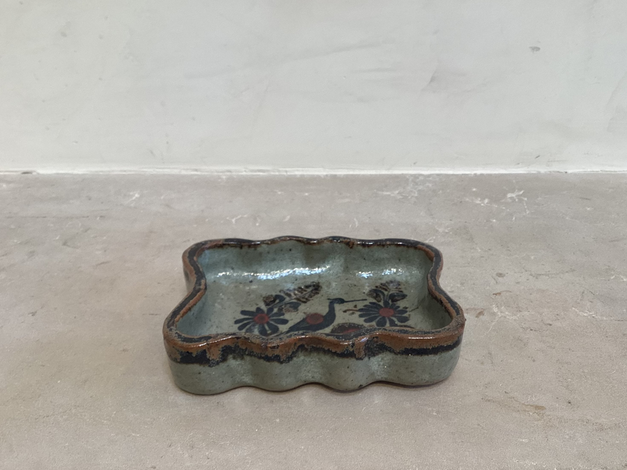 Hand Painted Glazed Soap/Jewlery Dish