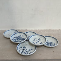 Hand Painted & Glazed Mini Charger