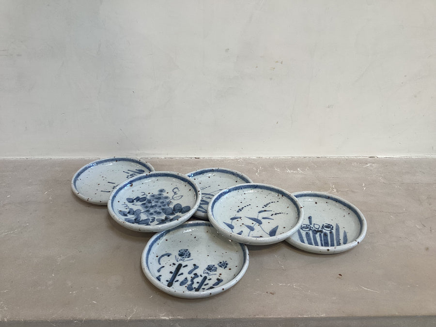 Hand Painted & Glazed Mini Charger