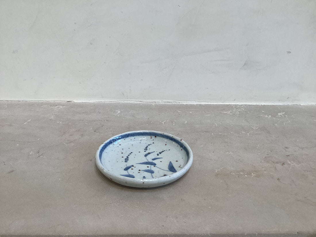 Hand Painted & Glazed Mini Charger