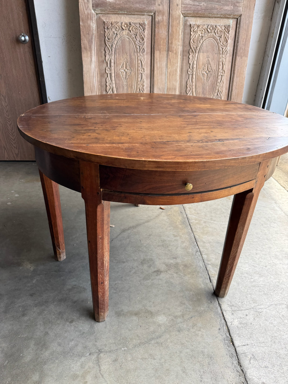 Vintage Walnut Folding Table
