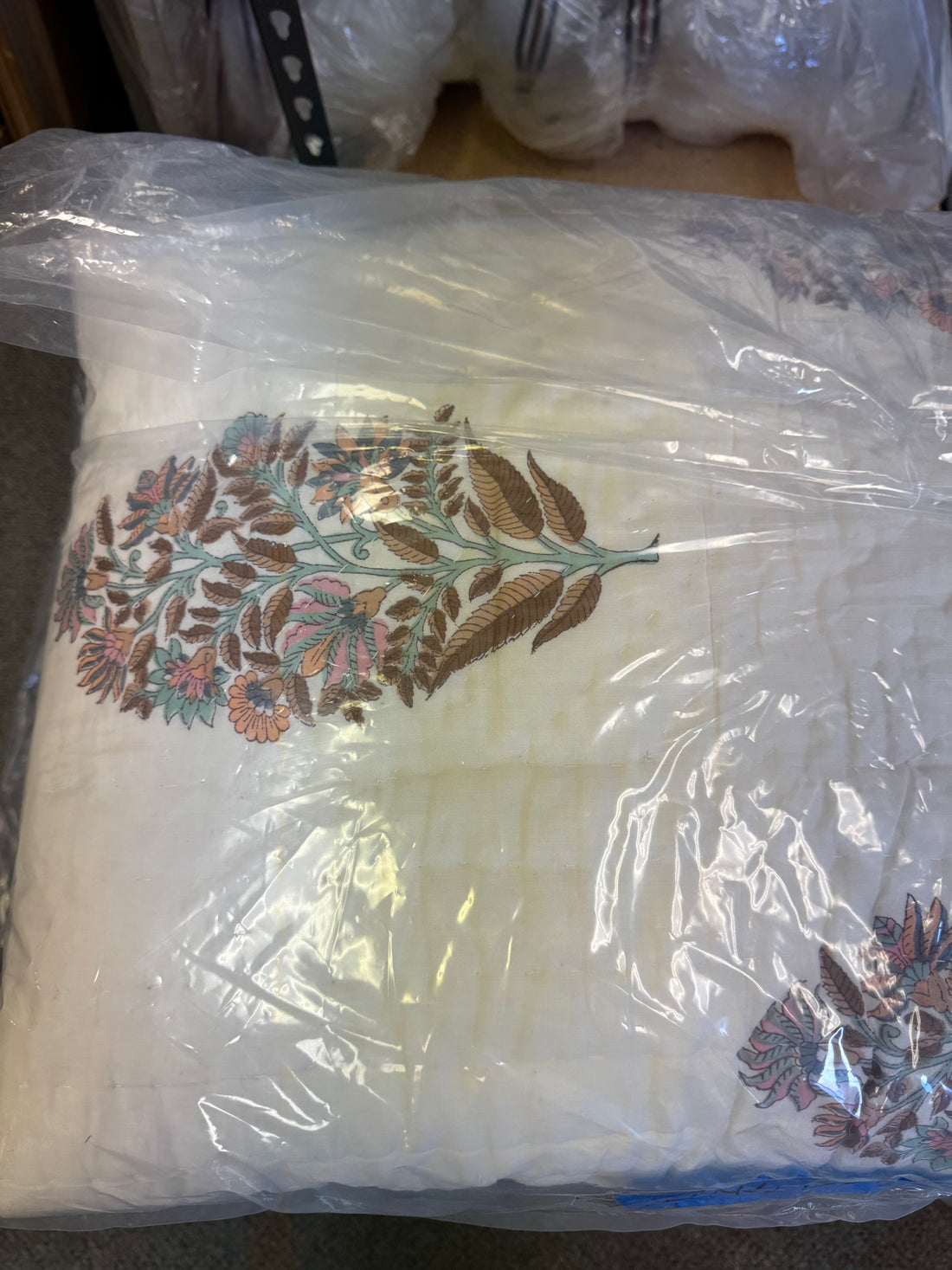Floral Decal King Quilt