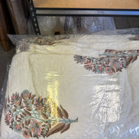 Floral Decal King Quilt