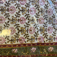 Pink Floral Decal Full/Queen Quilt