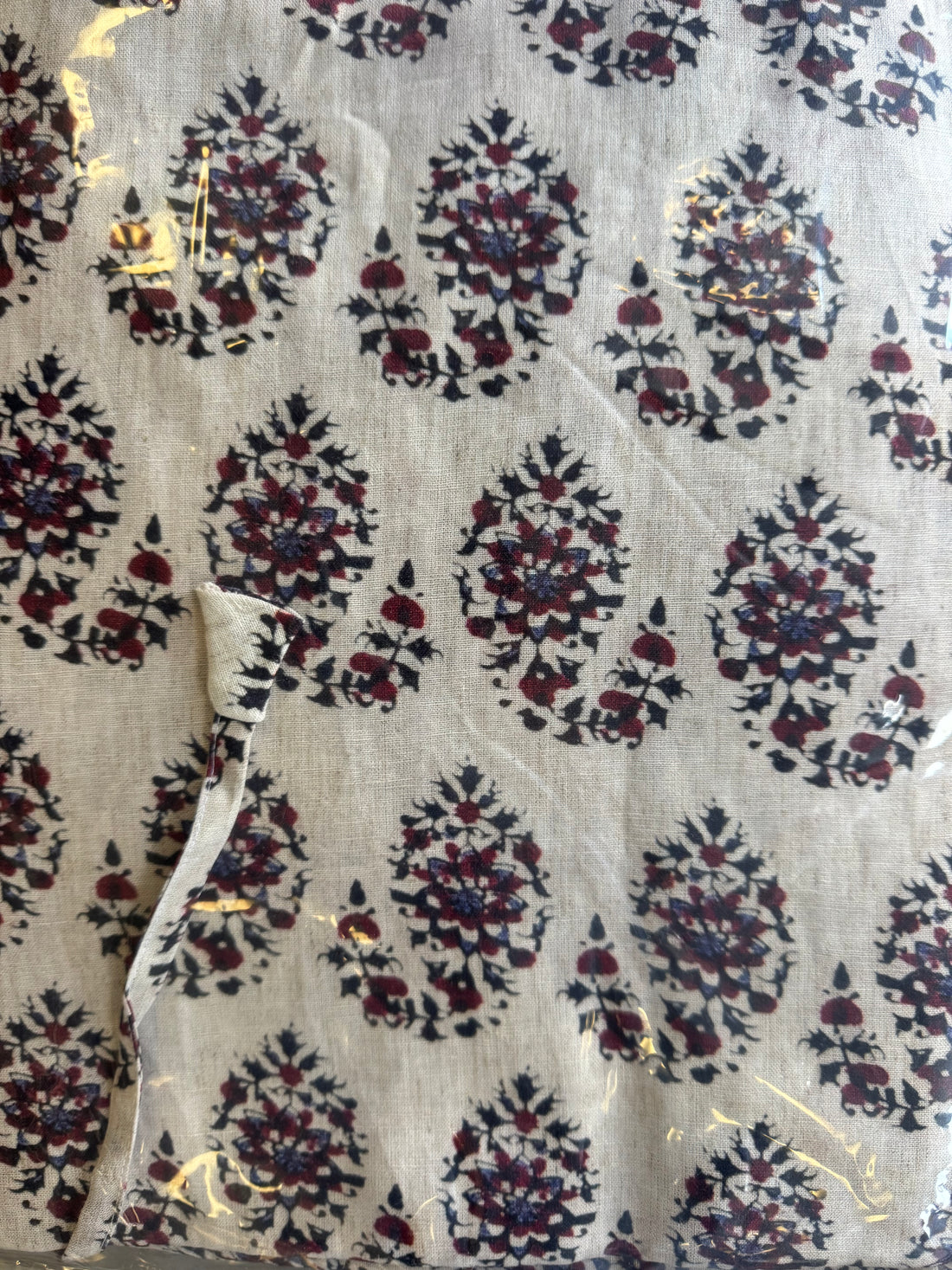 Floral Decal King Duvet and Shams