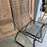 Outdoor Black Metal Chair - Set of 4