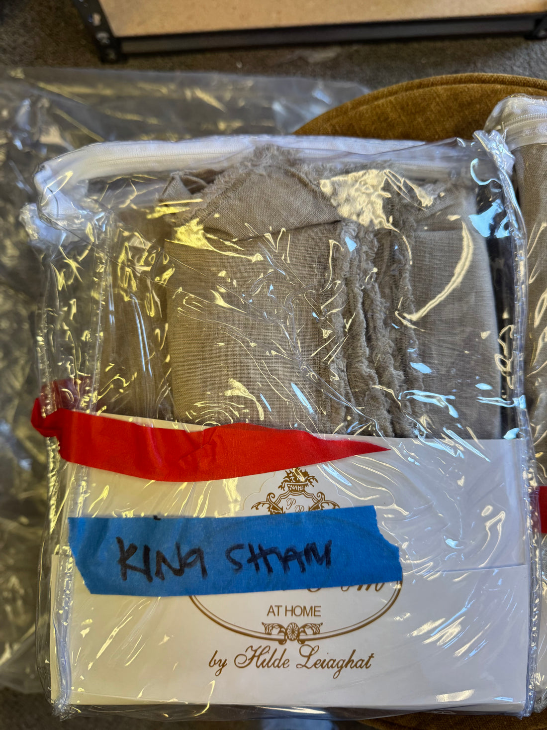 Pom Pom Linen King Shams