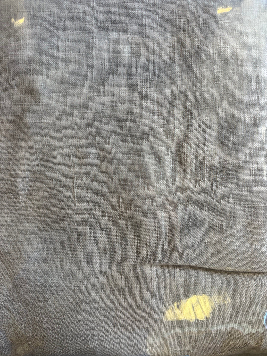 Pom Pom Taupe Linen King Duvet