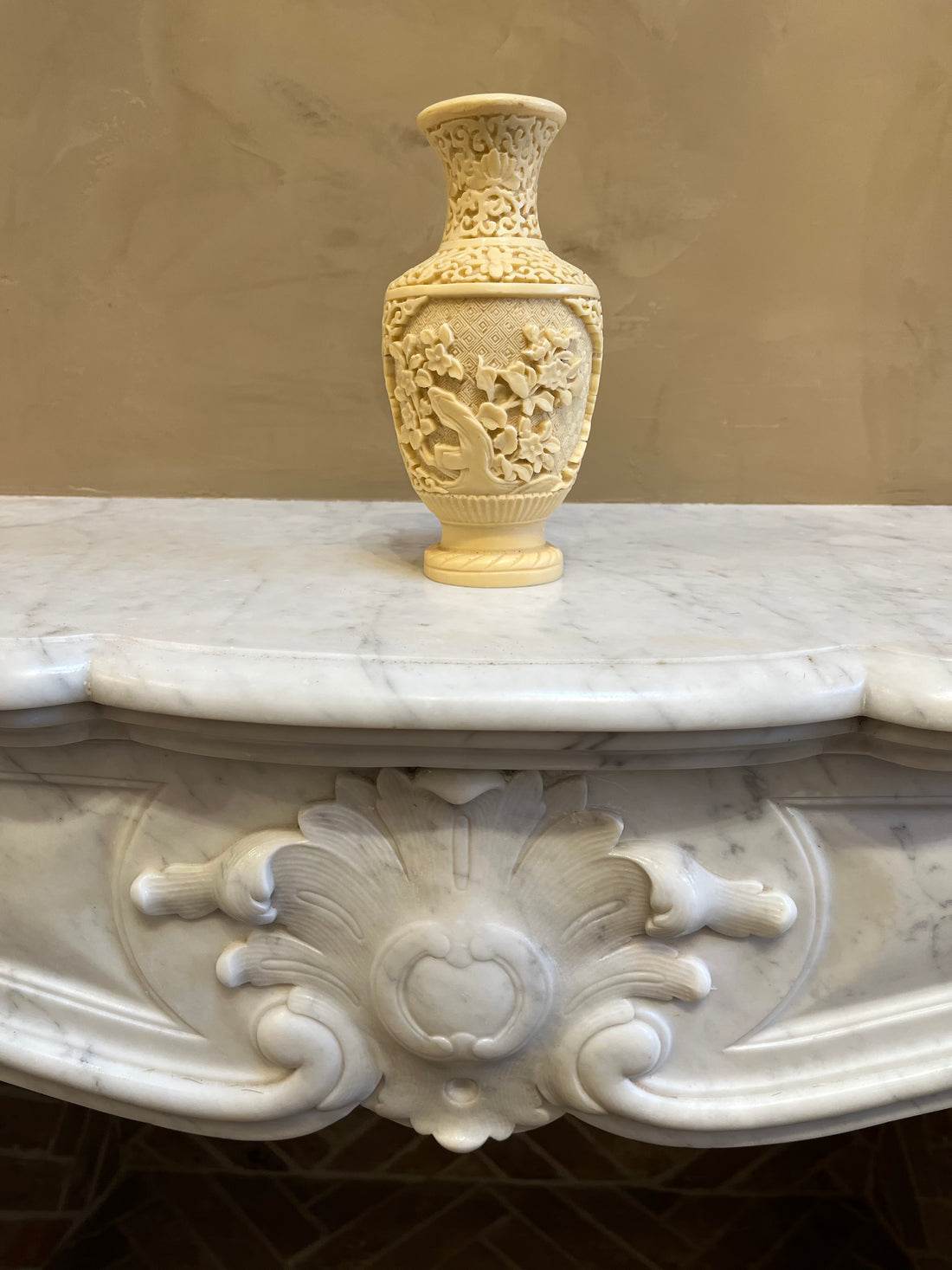 Italian Hand Carved Vase