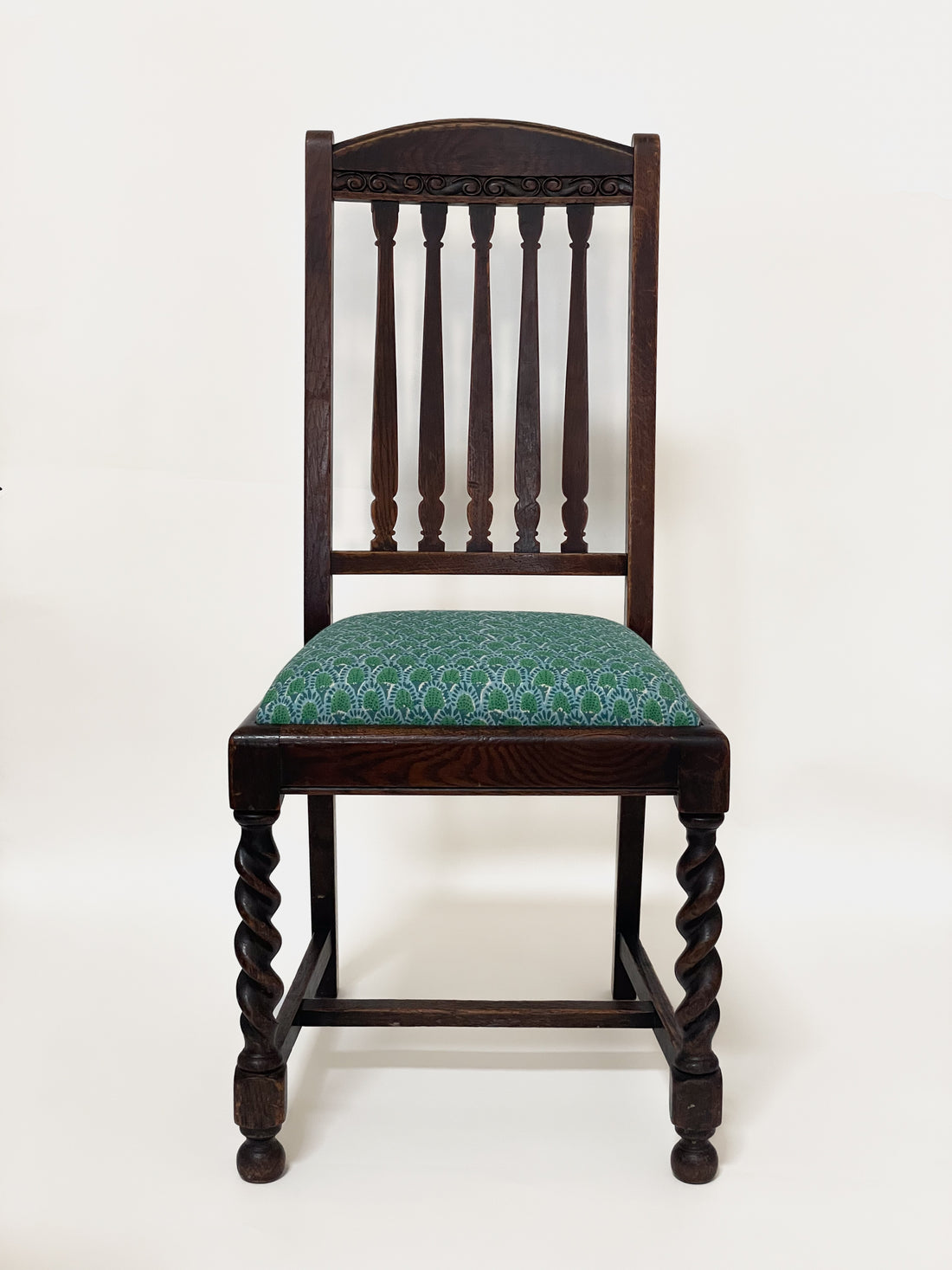 Antique Barley Twist Dining Chair (Set of 4)