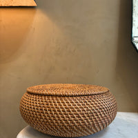Round Basket with Lid