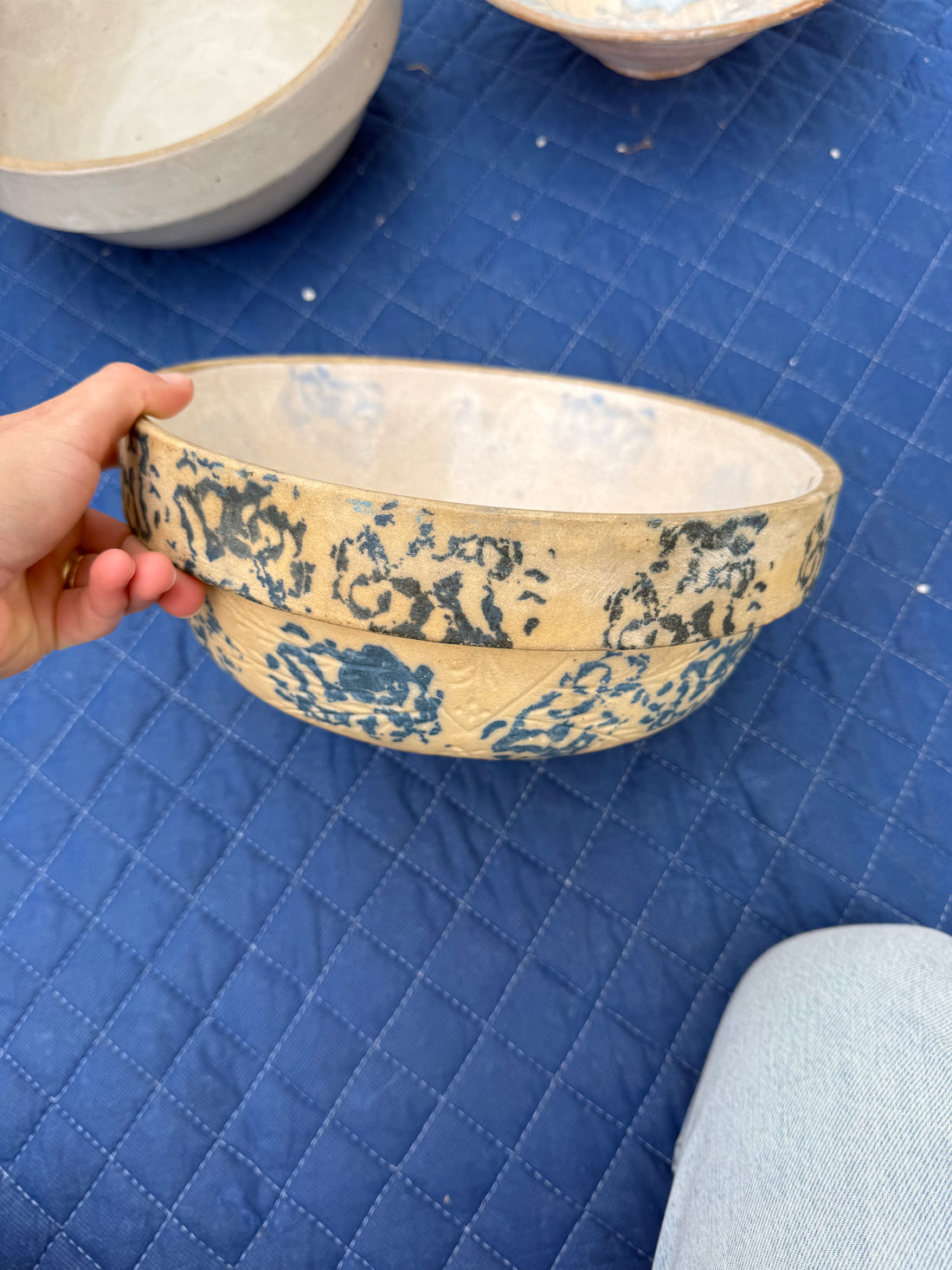 Stoneware Splatter Bowl