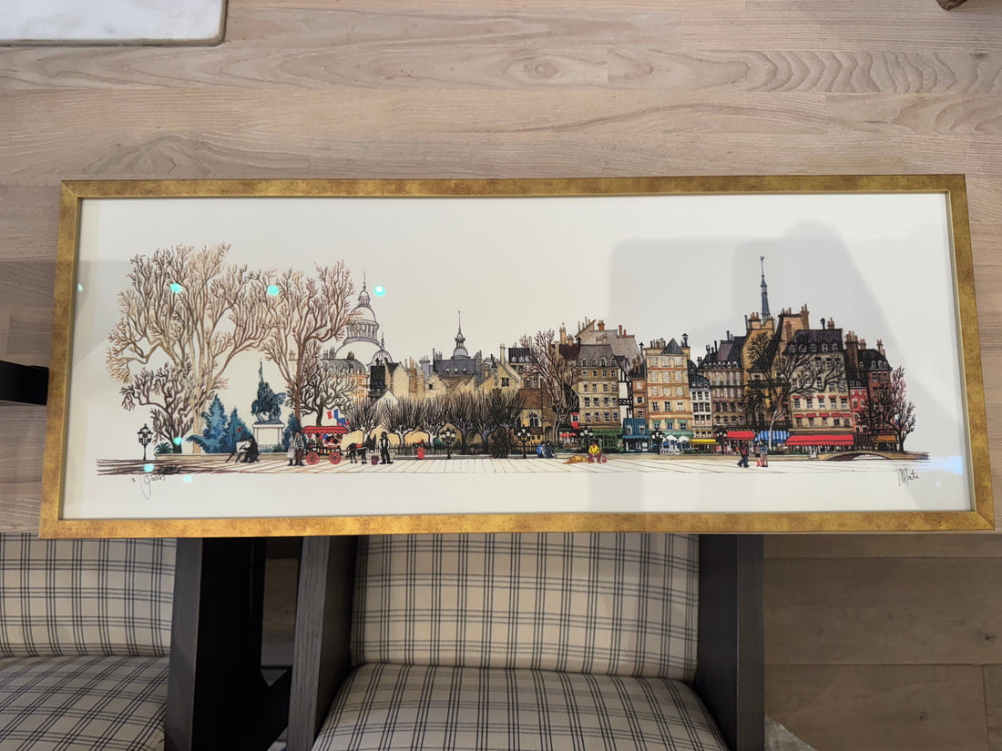 Ink Parisian Landscape 2