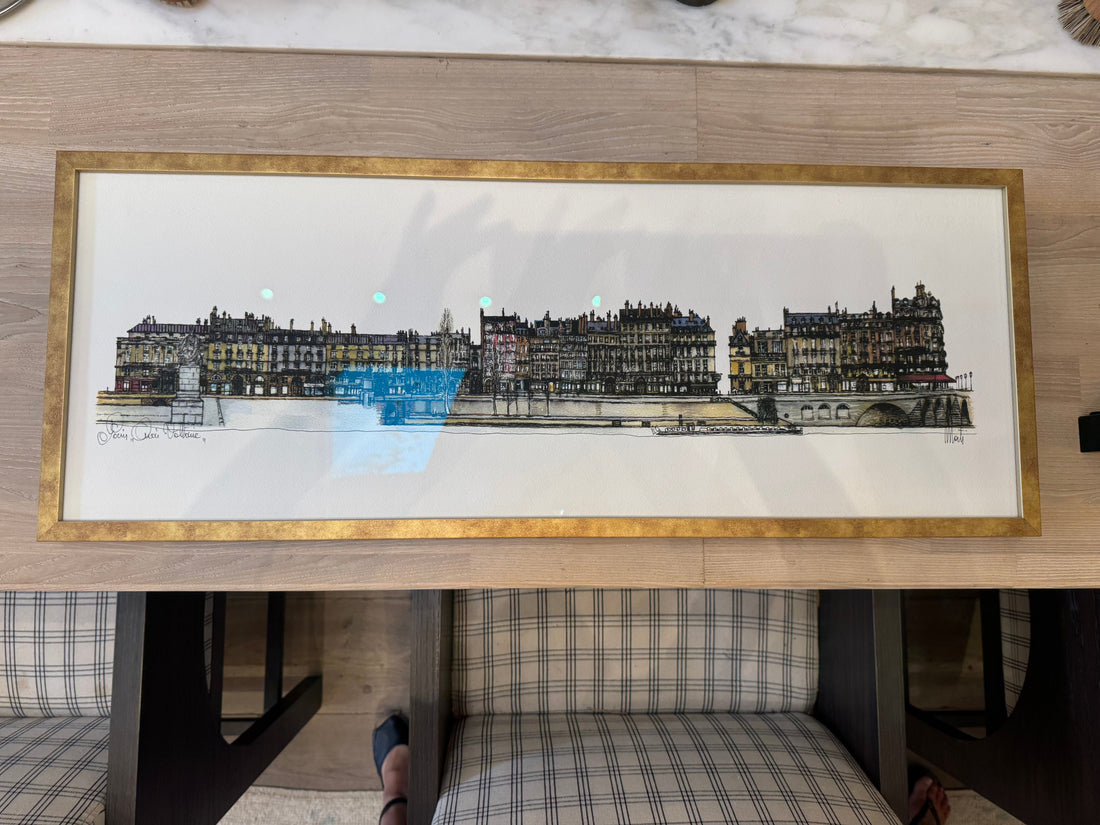 Ink Parisian Landscape 1