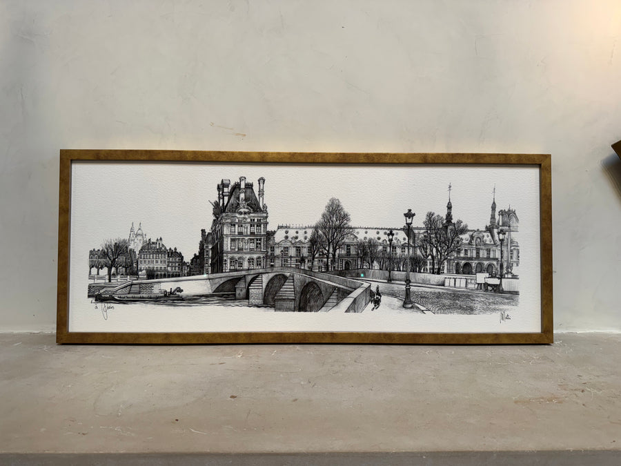 Ink Parisian Landscape 4