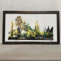 Ink Parisian Landscape 5