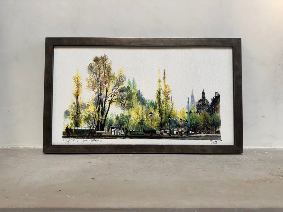 Ink Parisian Landscape 5