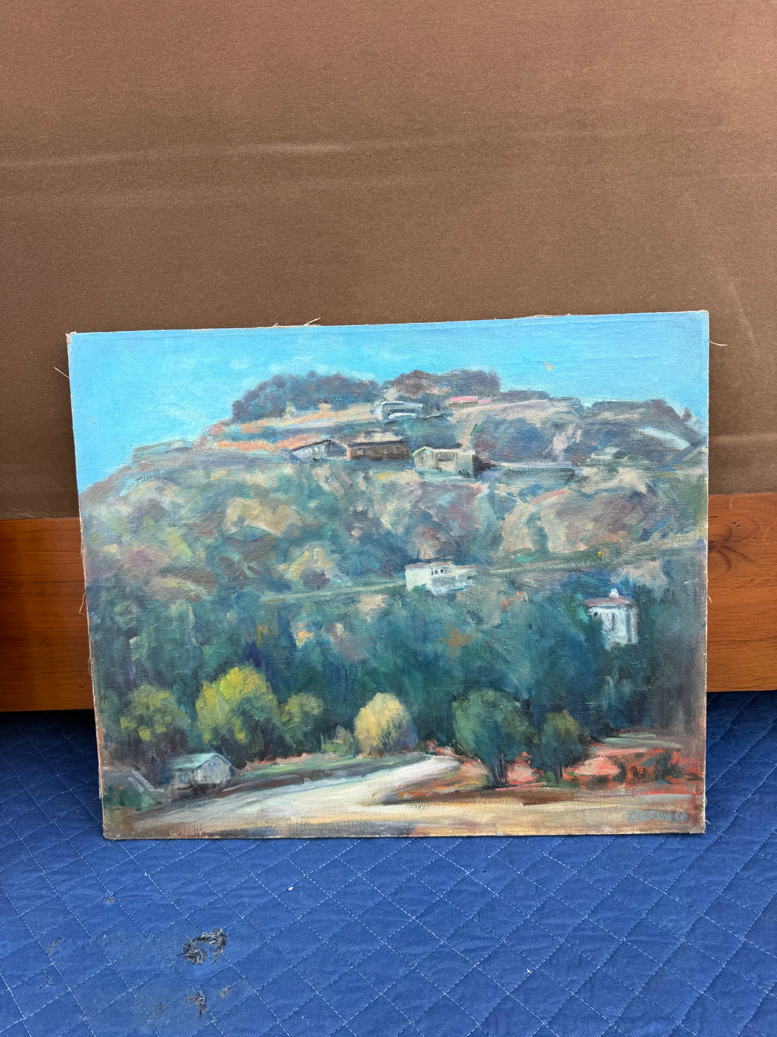Unframed Landscape Painting