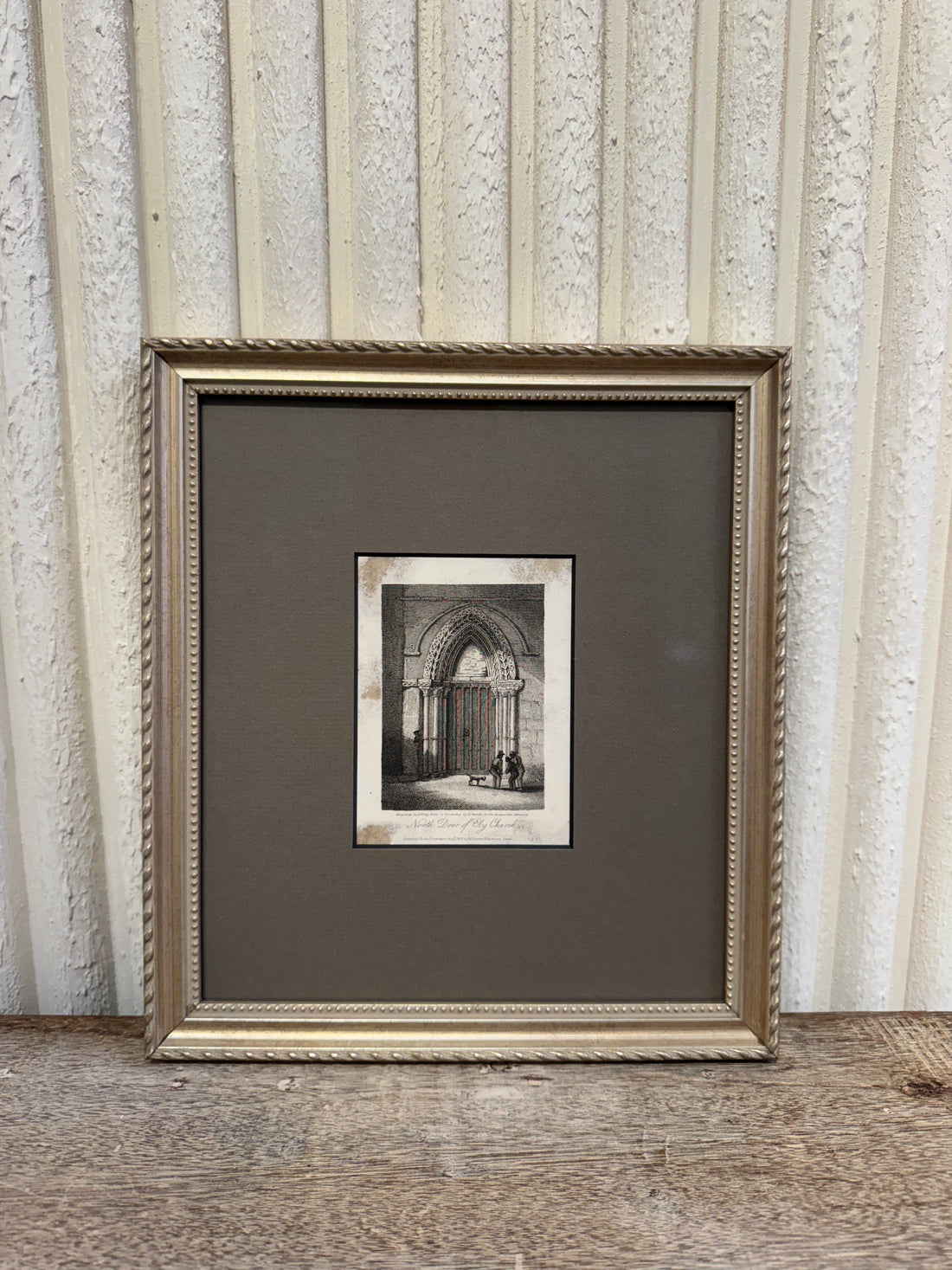 Antique Black and White Church Artwork B