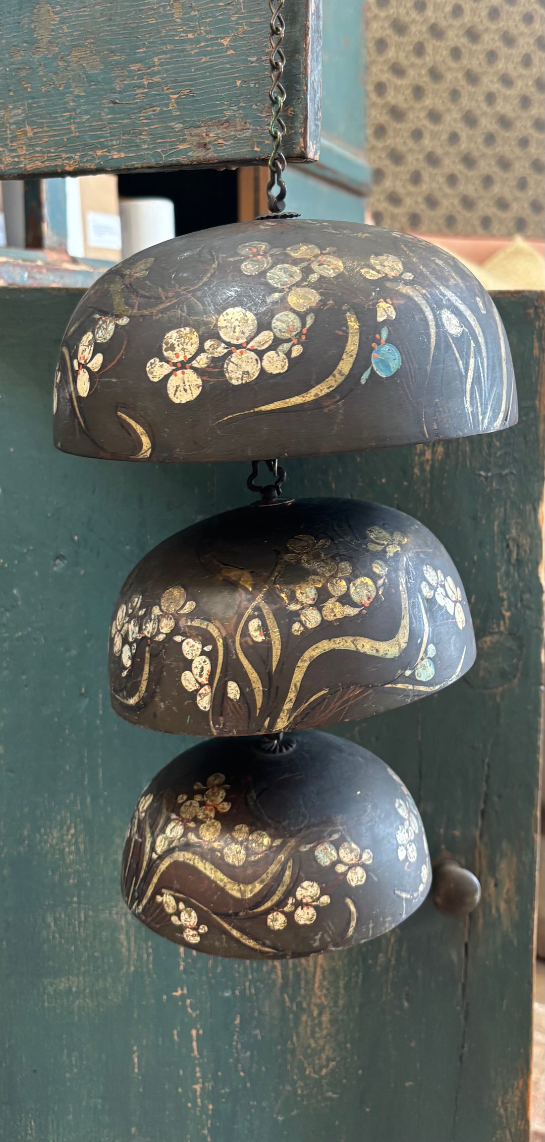 Japanese Vintage Bronze Temple Bell