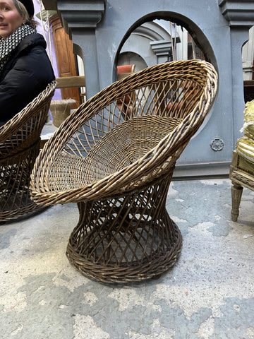 Wicker Swivel Chairs