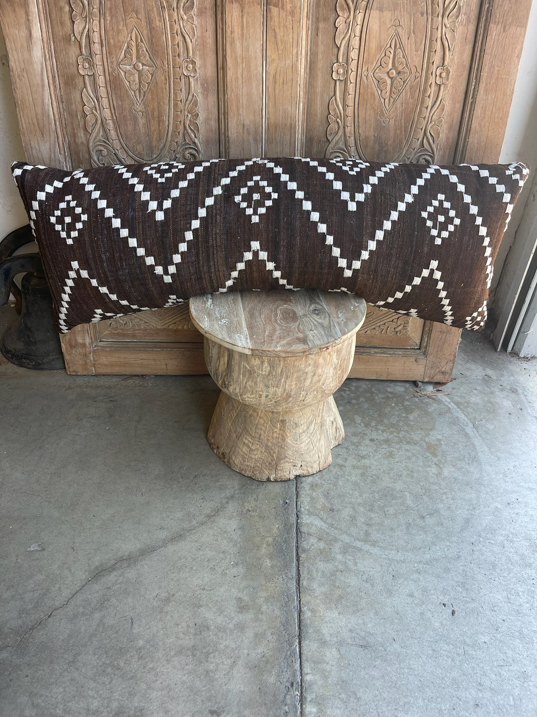 Hand Made Textured Lumbar Pillow