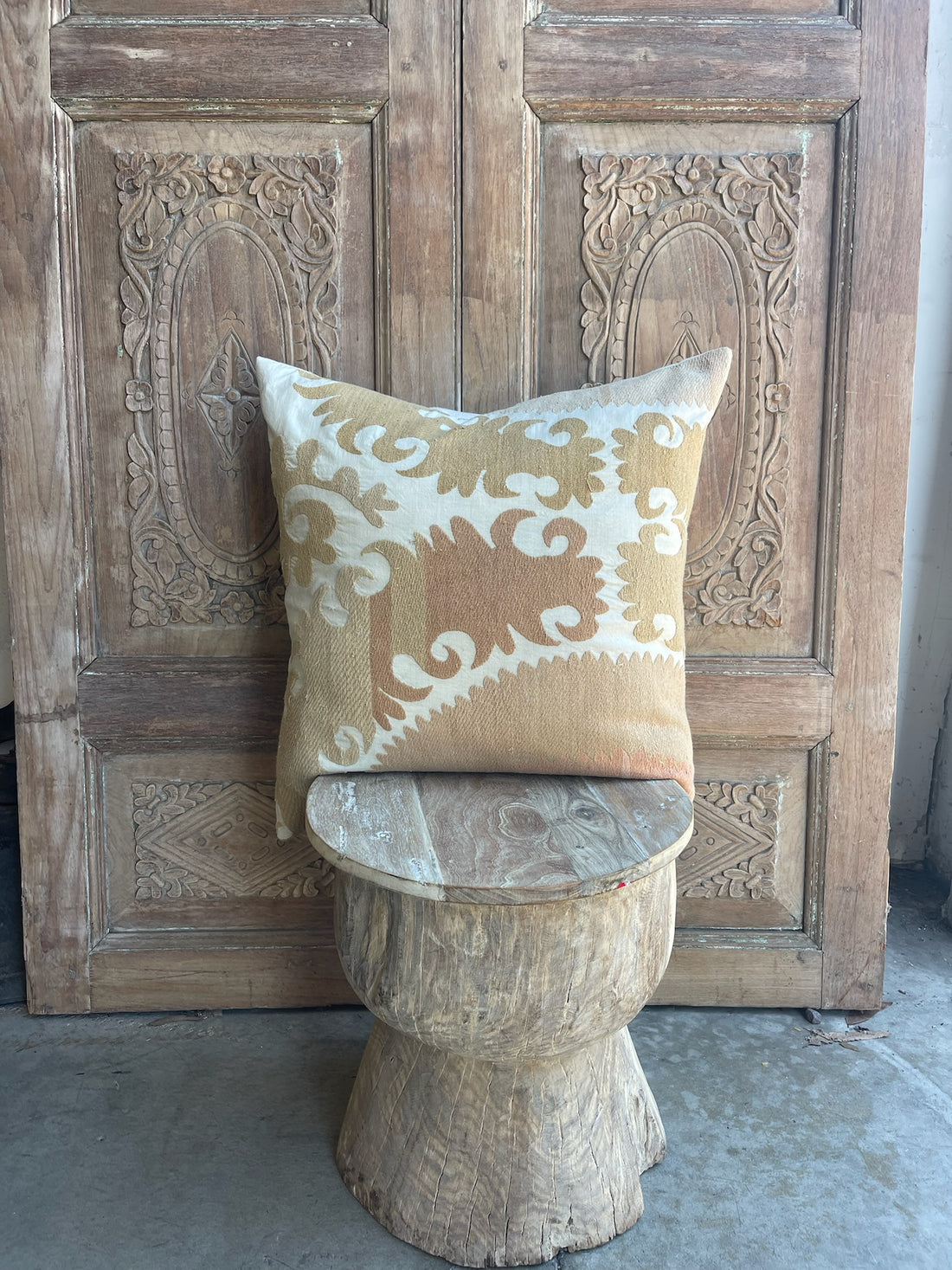 Handmade Textured Decal Pillow