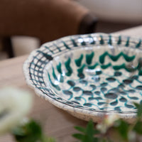 Hand-Painted Ceramic Drip Bowl