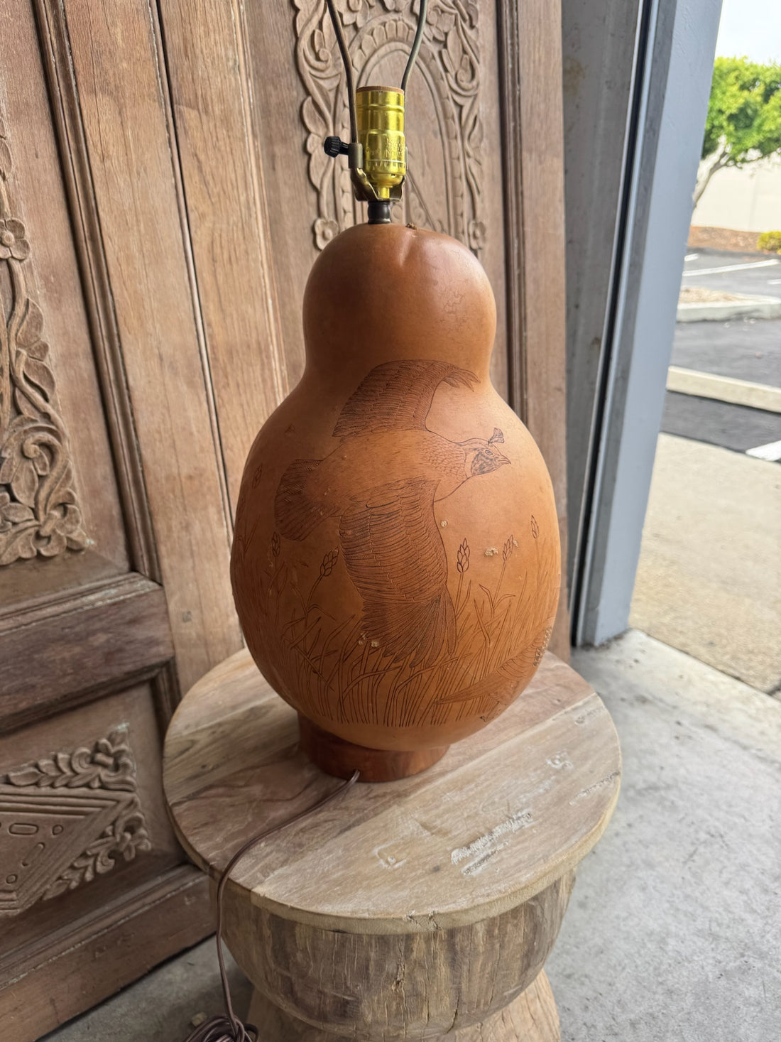 Vintage Gourd Lamp